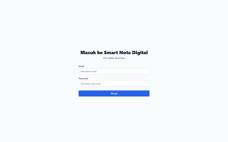 Screenshot of Smart Nota